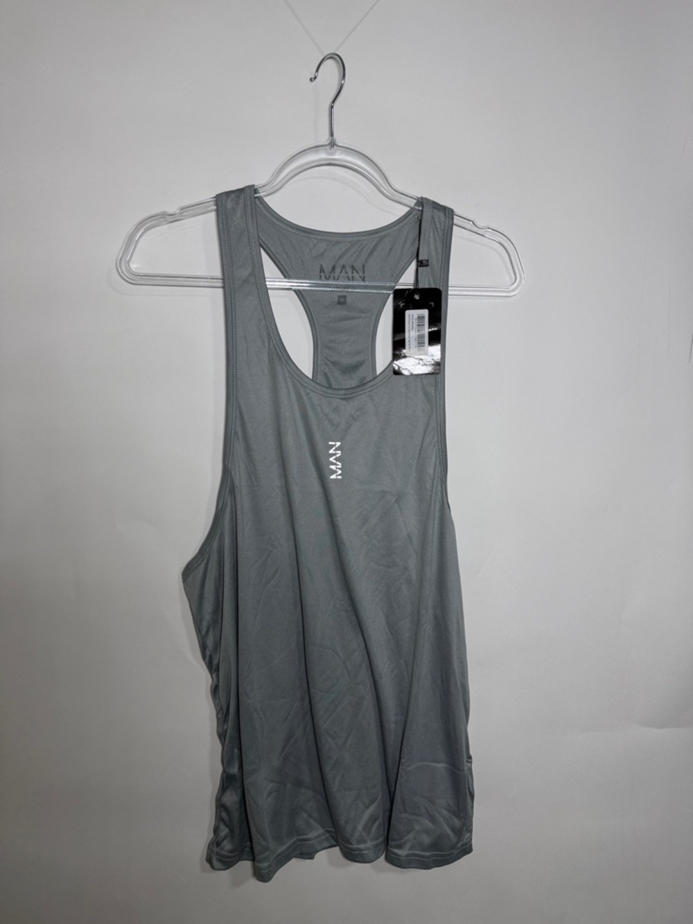 Man Active Poly Gym Racer Vest